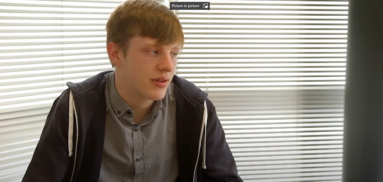 James, telling his progress story 