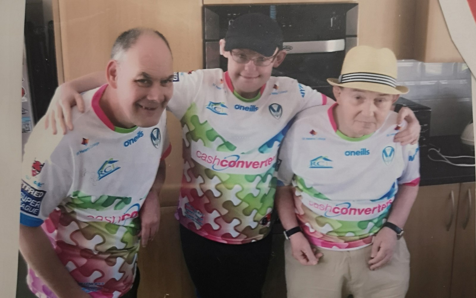 John Paul, Brian and John, all smiling together for the photo